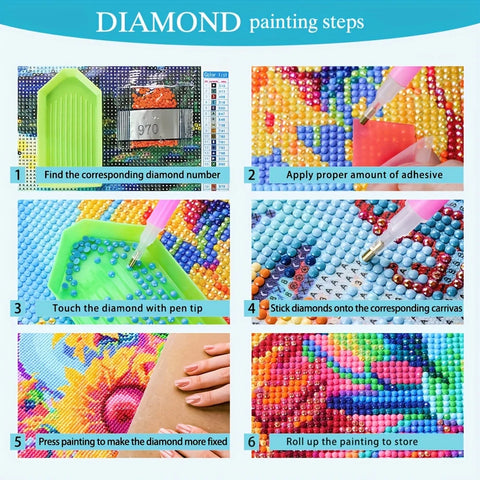 1 piece Fuji Mountain view DIY diamond painting, DIY diamond painting set accessories, suitable for home living